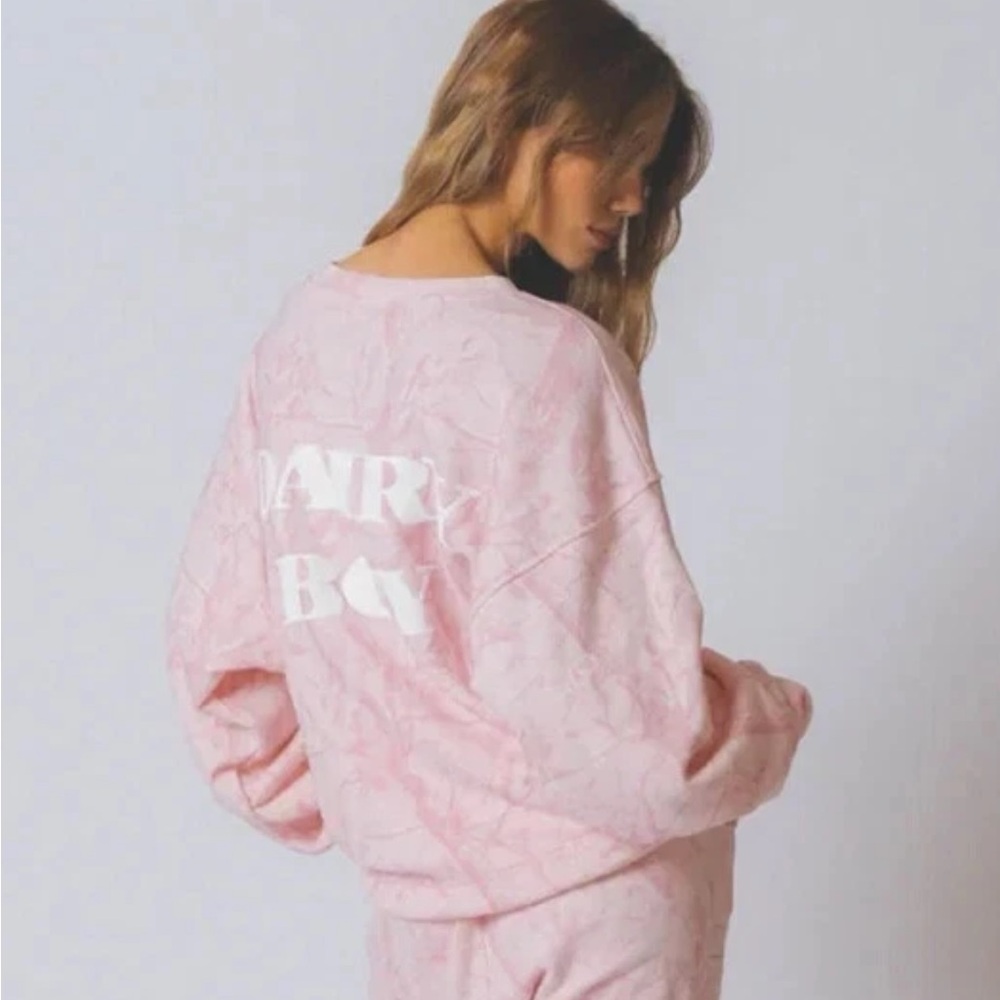 NWT Limited Edition + Sold Out Dairy Boy Bubblegum Camo Crewneck